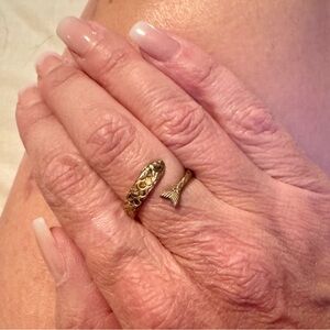 Alex and Ani Gold Fish Ring